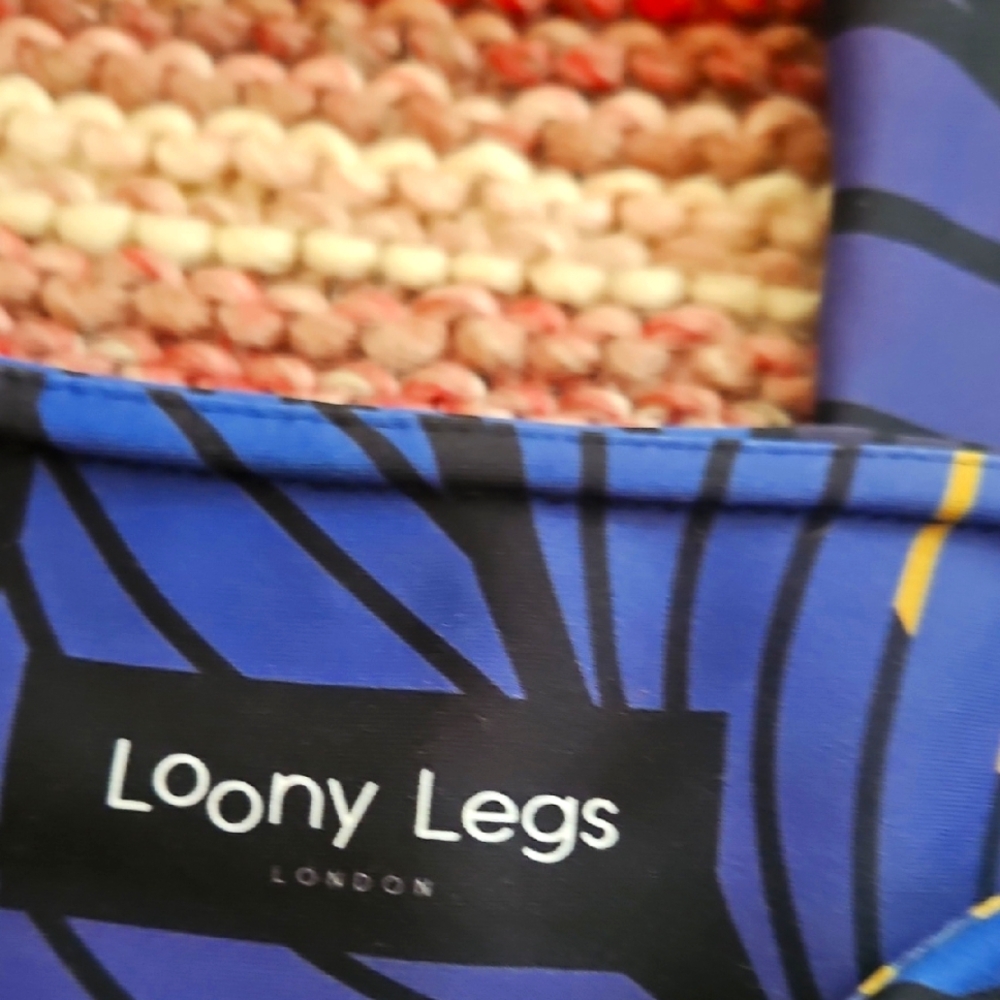 Loony Legs Blue and Yellow Patterned Leggings